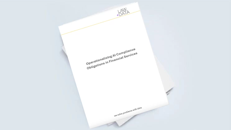 Operationalizing AI Compliance Obligations in Financial Services
