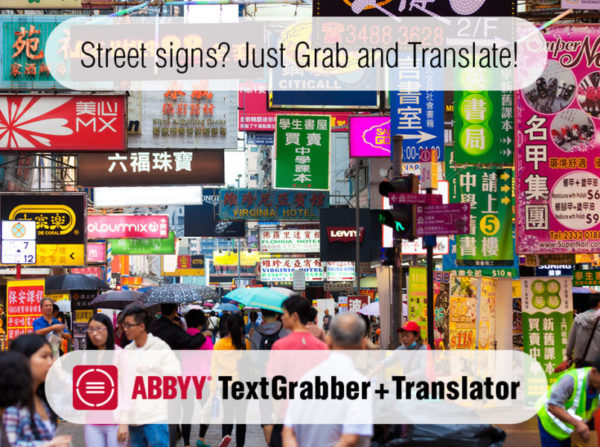 grab translate street signs TextGrabber