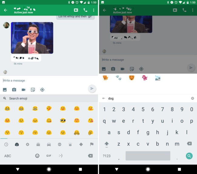 android keyboard single-handed typing