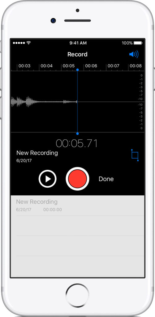 voice memo app iPhone