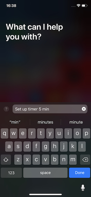 how to use type to siri