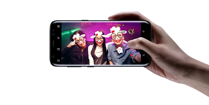 Samsung S8 Селфи фото android