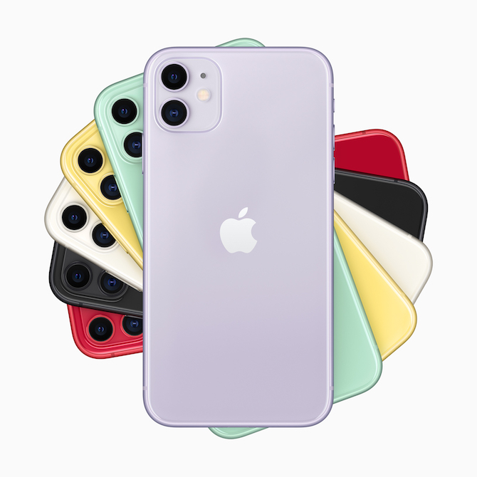 какие цвета iphone 11