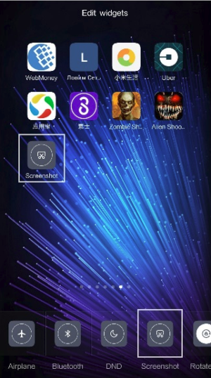 taking screenshot on Xiaomi