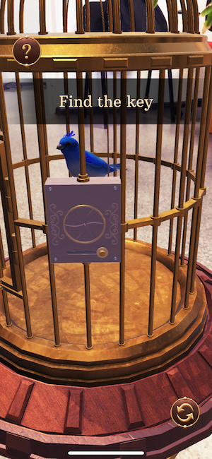 The Birdcage AR game for iOS