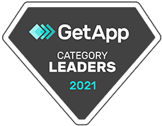 GetApp Category Leaders 2021 badge