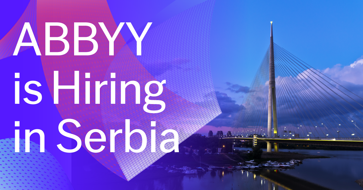 ABBYY is hiring in Serbia